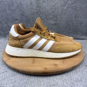 Adidas I-5923 Shoes Mens Size 9 Tan White Boost Gum CQ2491 Retro Sneaker Classic